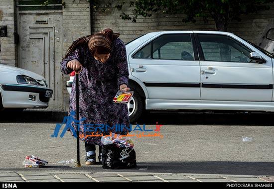 عکس : صحنه ای تلخ در تهران