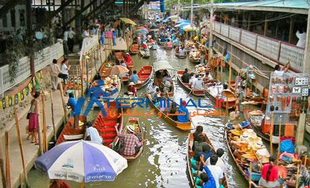 بازار روی آب بانکوک