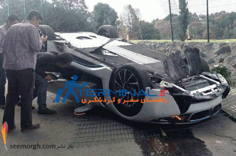 ماشین سه میلیاردی معروف در ایران چپ کرد! +عکس