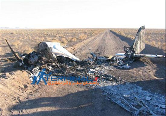 سقوط هواپیمای دونفره در استان سمنان