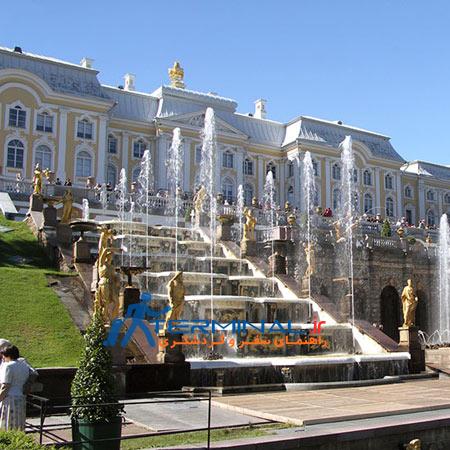  کاخ و باغ پترهوف در روسیه 