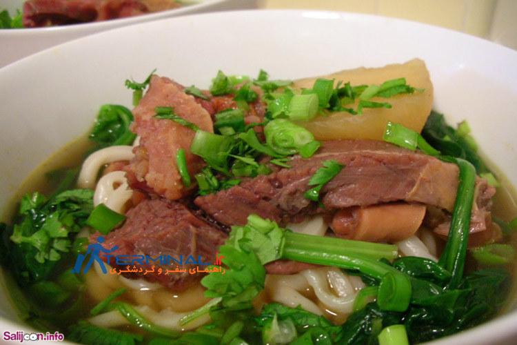 سوپ بیف نودل، غذای ملی تایوان