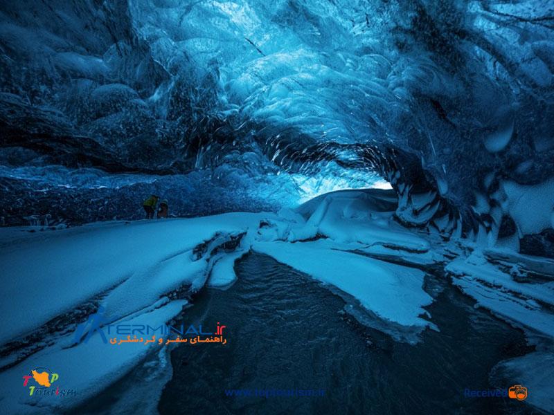 غار یخ های کریستالی ، ایسلند
