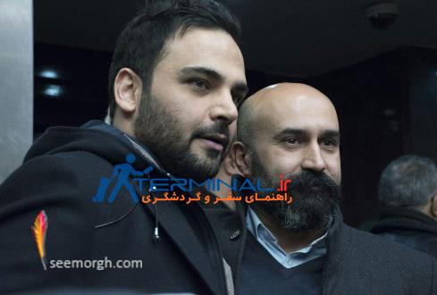 احسان علیخانی و علی جلیلوند در اکران خصوصی "چهارشنبه 19 اردیبهشت"