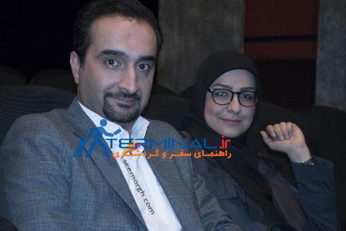 نیما کرمی و همسرش در اکران خصوصی "چهارشنبه 19 اردیبهشت"
