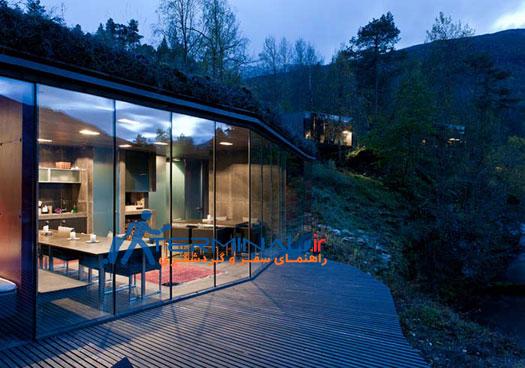 طراحی هتلی متفاوت در نروژ و فرصت لذت بردن از چشم‌اندازهای بکر طبیعت
