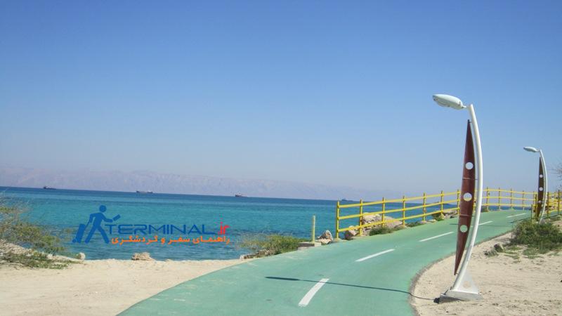 سفرنامه جزیره کیش با رایحه دوچرخه - بهمن 92